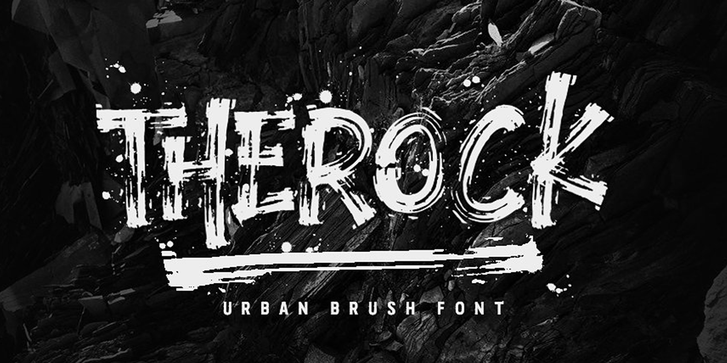 Therock Font preview